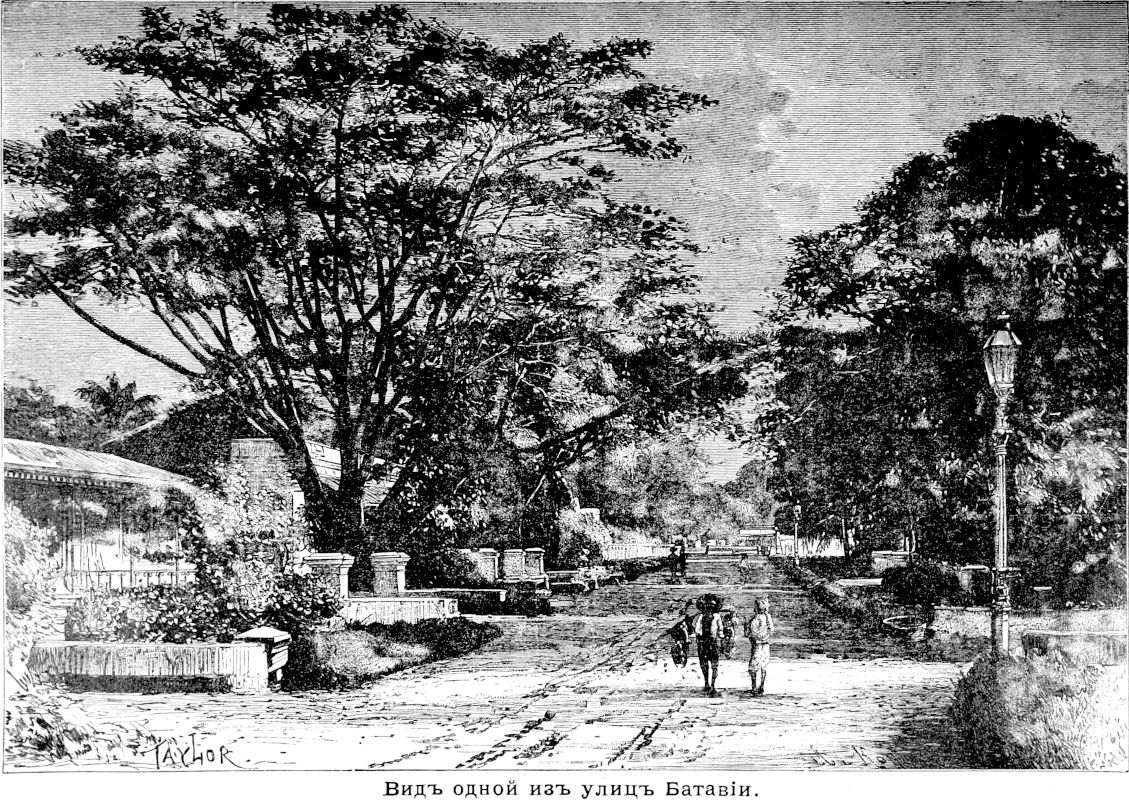 249 Вид одной из улиц Батавии